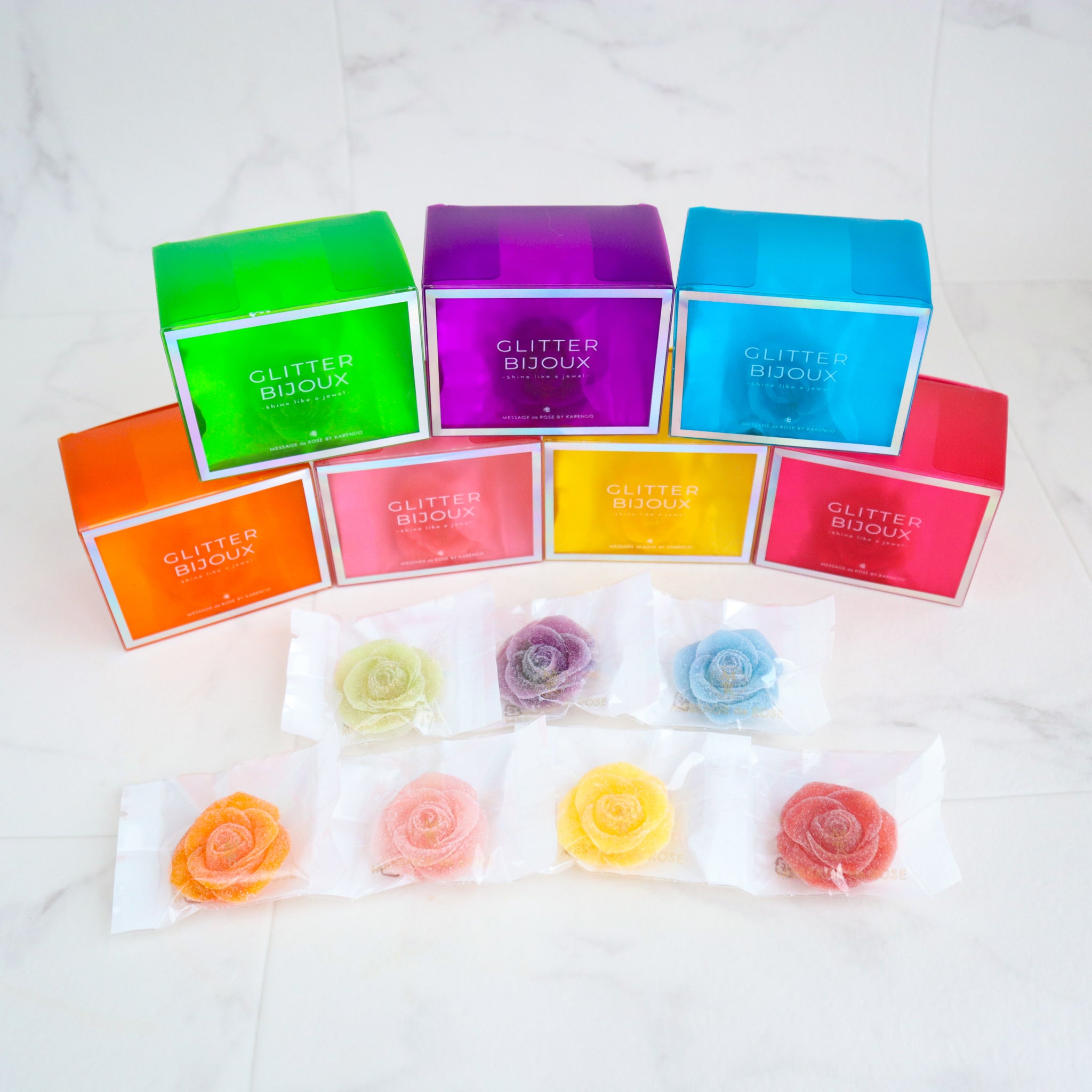 ＜新発売！新食感グミ＞グリッタービジュ・スクエア＜全7種＞
