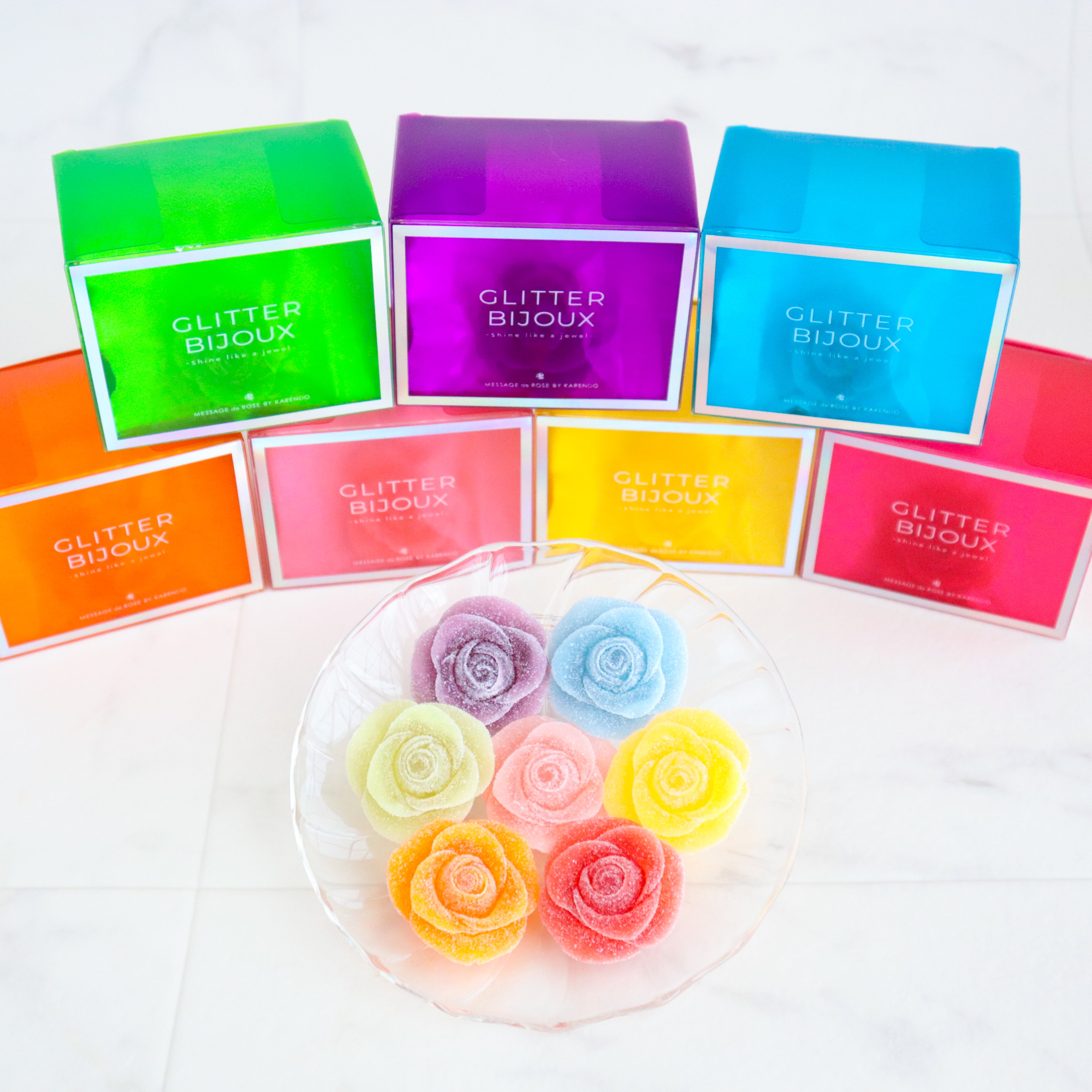 ＜新発売！新食感グミ＞グリッタービジュ・スクエア＜全7種＞