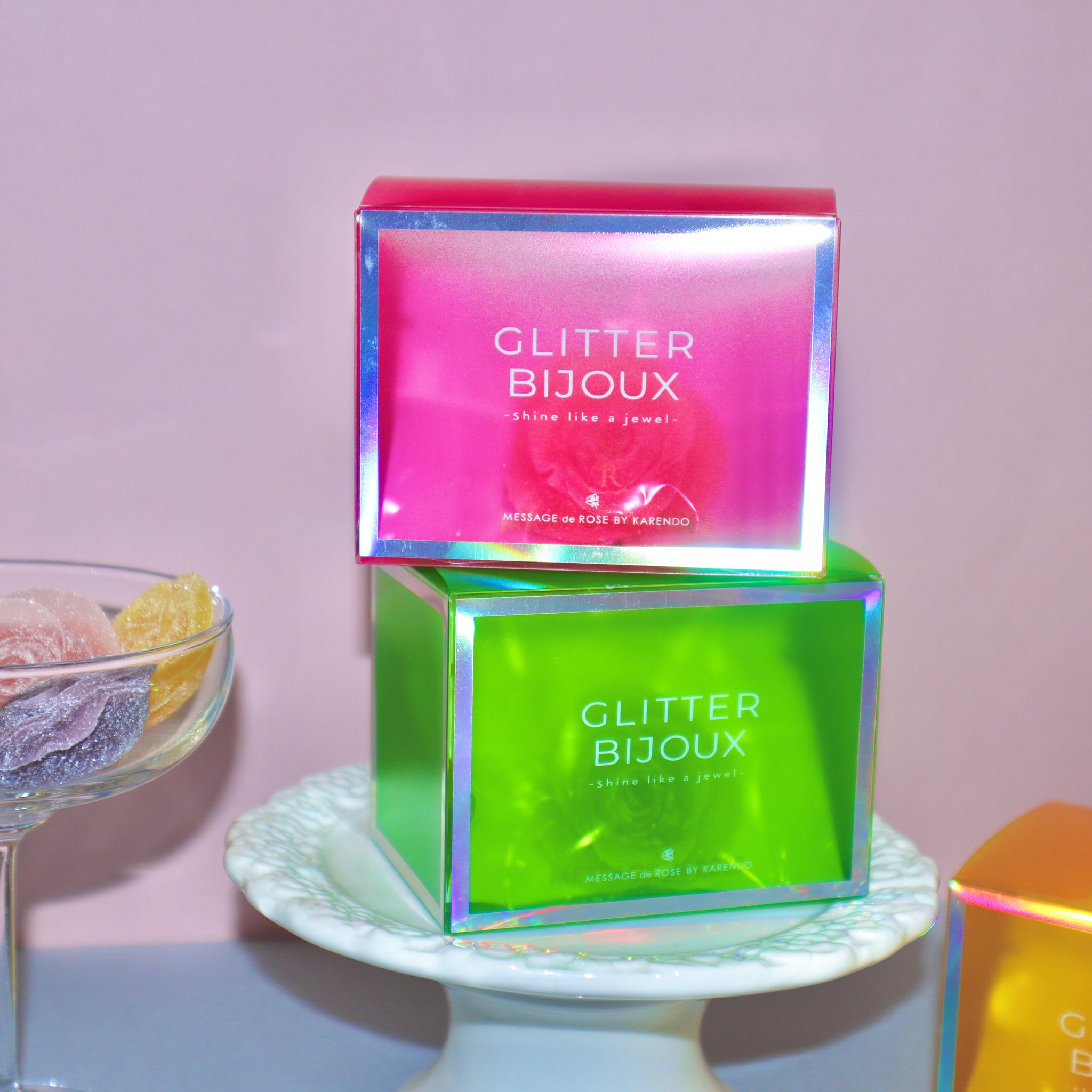 ＜新発売！新食感グミ＞グリッタービジュ・スクエア＜全7種＞